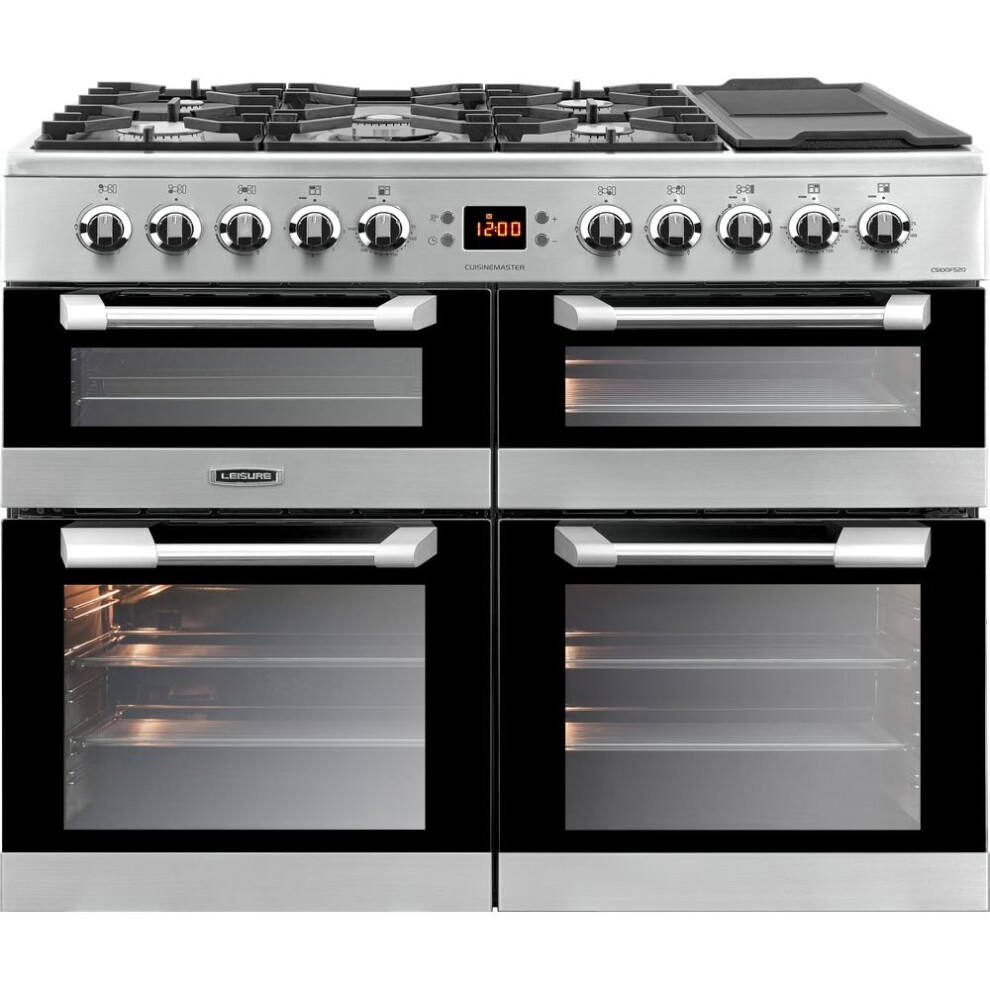 LEISURE Cuisinemaster CS100F520X Dual Fuel Range Cooker - Stainless Steel, Stainless Steel