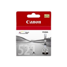 Canon CLI-521BK mustesuihkukasetti - musta - Mustesuihku - 3425 sivua