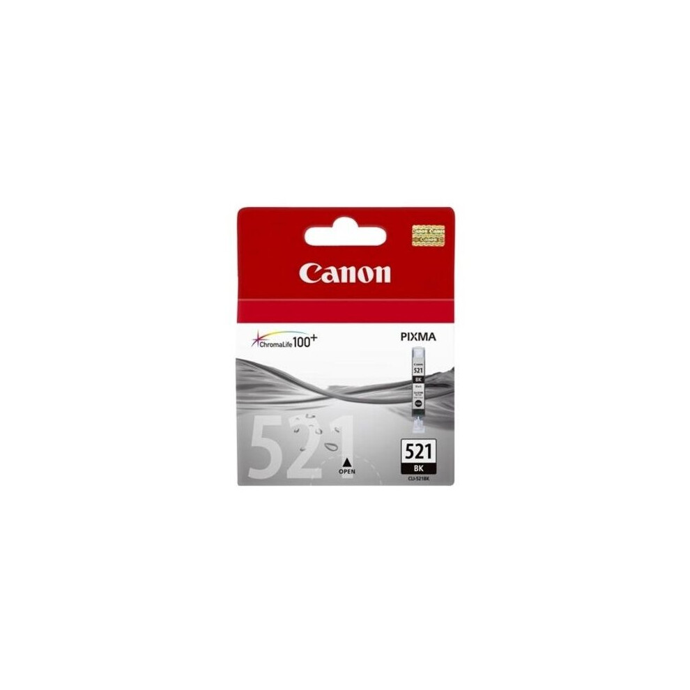 Canon Cli-521 Black Ink Cartridge, Black