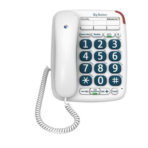 British Telecom BT Big Button 200 Corded Phone