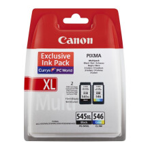 Canon Tri-Colour & Black Ink Cartridges Multipack (PG545XL/CL546) for Pixma MG Printers