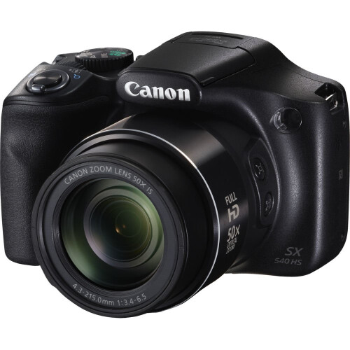 Refurbished Canon Canon PowerShot SX540 HS Bridge Camera - Black