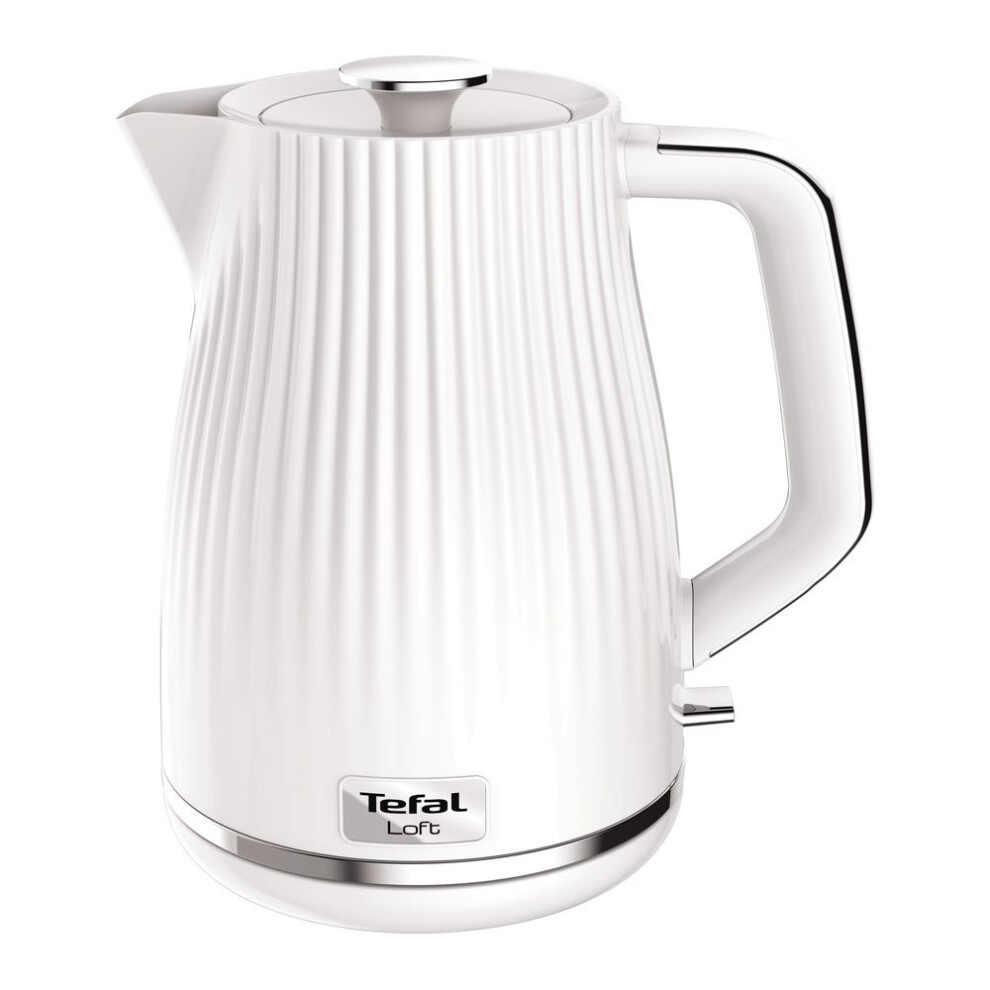 TEFAL Loft KO250140 Rapid Boil Traditional Kettle - Pure White, White