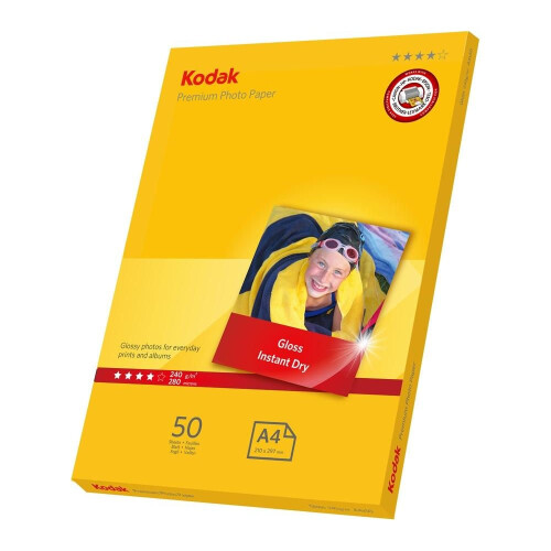 Kodak KODAK A4 Photo Paper - 50 Sheets