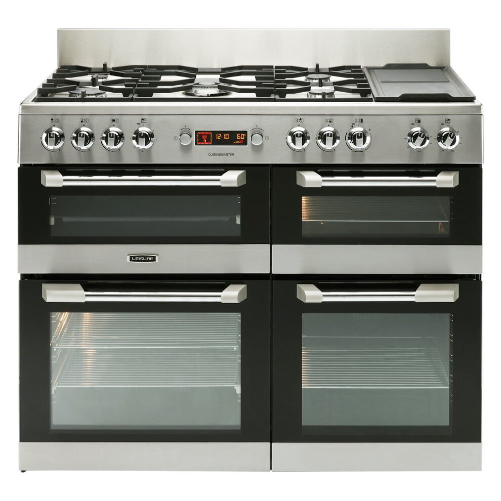 LEISURE Cuisinemaster CS110F722X Dual Fuel Range Cooker - Stainless Steel, Stainless Steel