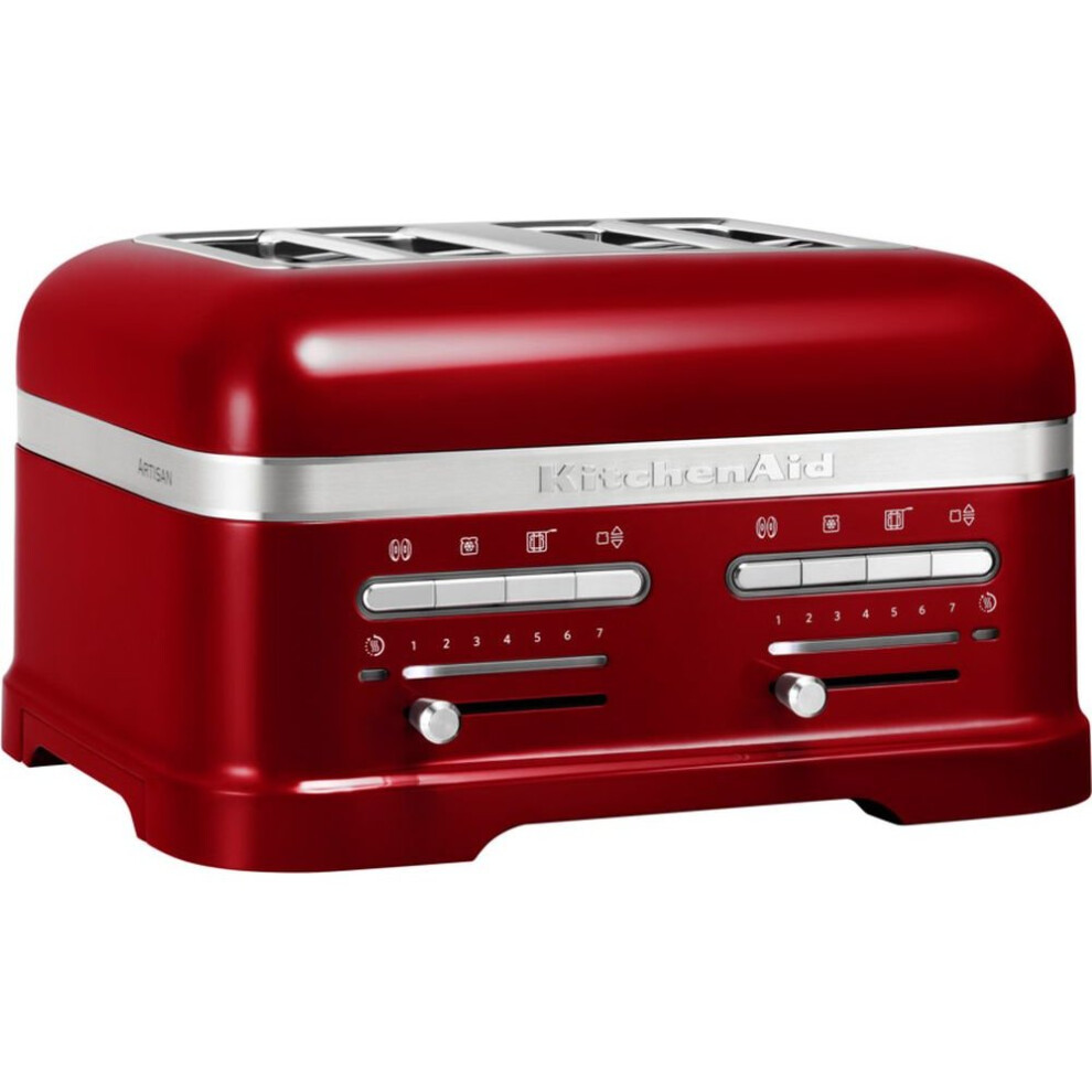 KITCHENAID Artisan 5KMT4205BCA 4-Slice Toaster - Red, Red