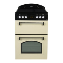 LEISURE CLA60CEC 60 cm Electric Ceramic Cooker - Cream & Black, Cream