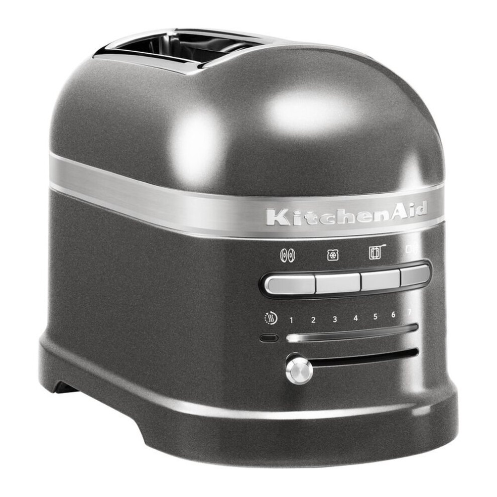 KITCHENAID Artisan 5KMT2204BMS 2-Slice Toaster - Medallion Silver, Silver