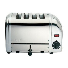 DUALIT 40352 Vario 4-Slice Toaster - Stainless Steel, Stainless Steel
