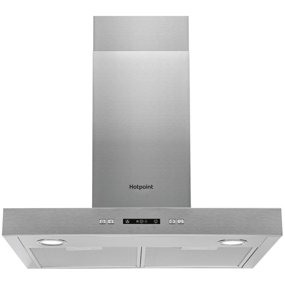 Hotpoint Phbs6.7fllix Chimney Cooker Hood - Stainless Steel, Stainless Steel