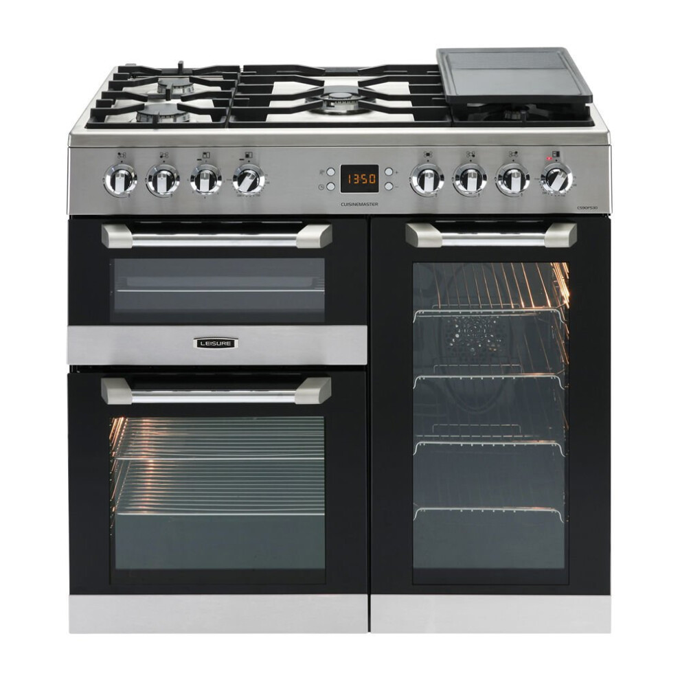 Leisure CS90F530X Cuisinemaster 90cm 5 Burners  Dual Fuel Range Cooker