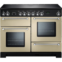 RANGEMASTER Kitchener 110 Electric Ceramic Range Cooker - Cream & Chrome, Cream