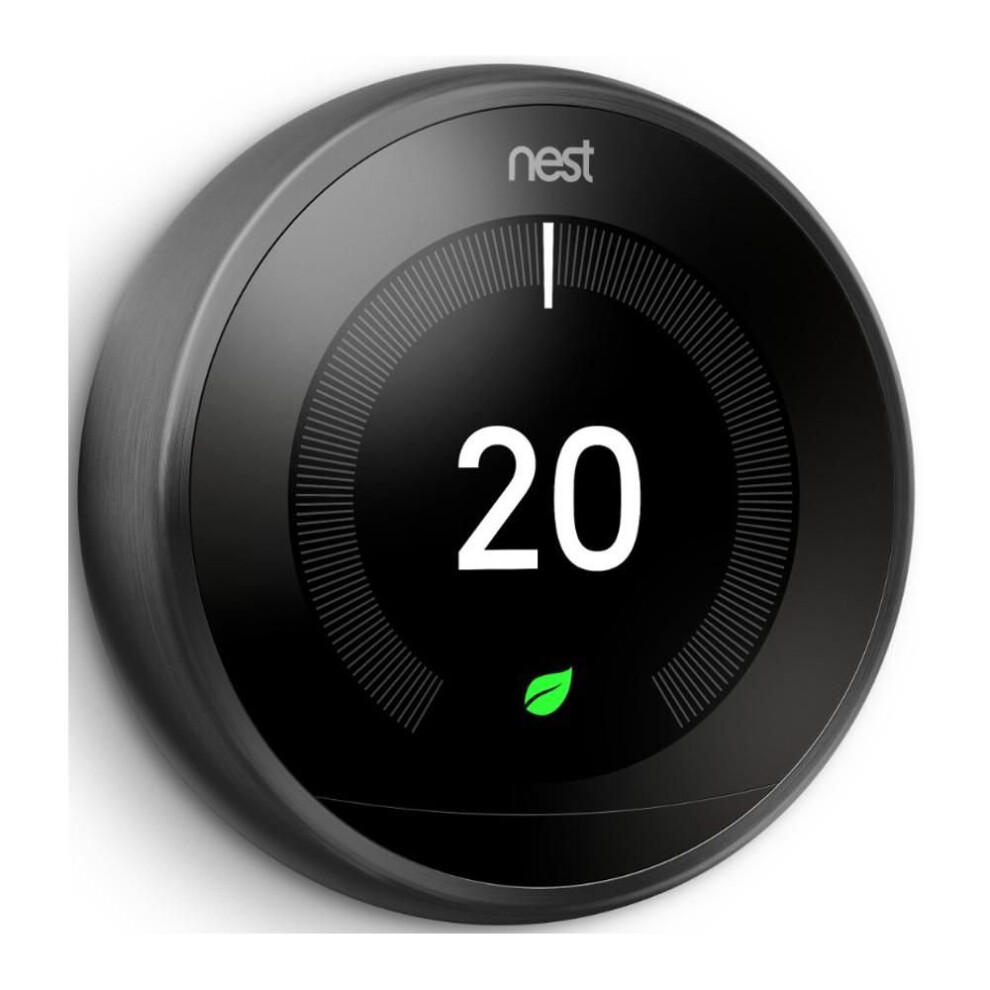 NEST Learning Thermostat - 3rd Generation, Black, Black