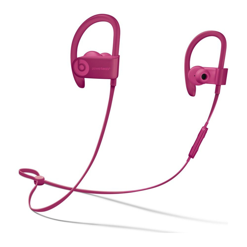 BEATS PowerBEATS3 Neighbourhood Wireless Bluetooth Headphones - Brick Red, Red