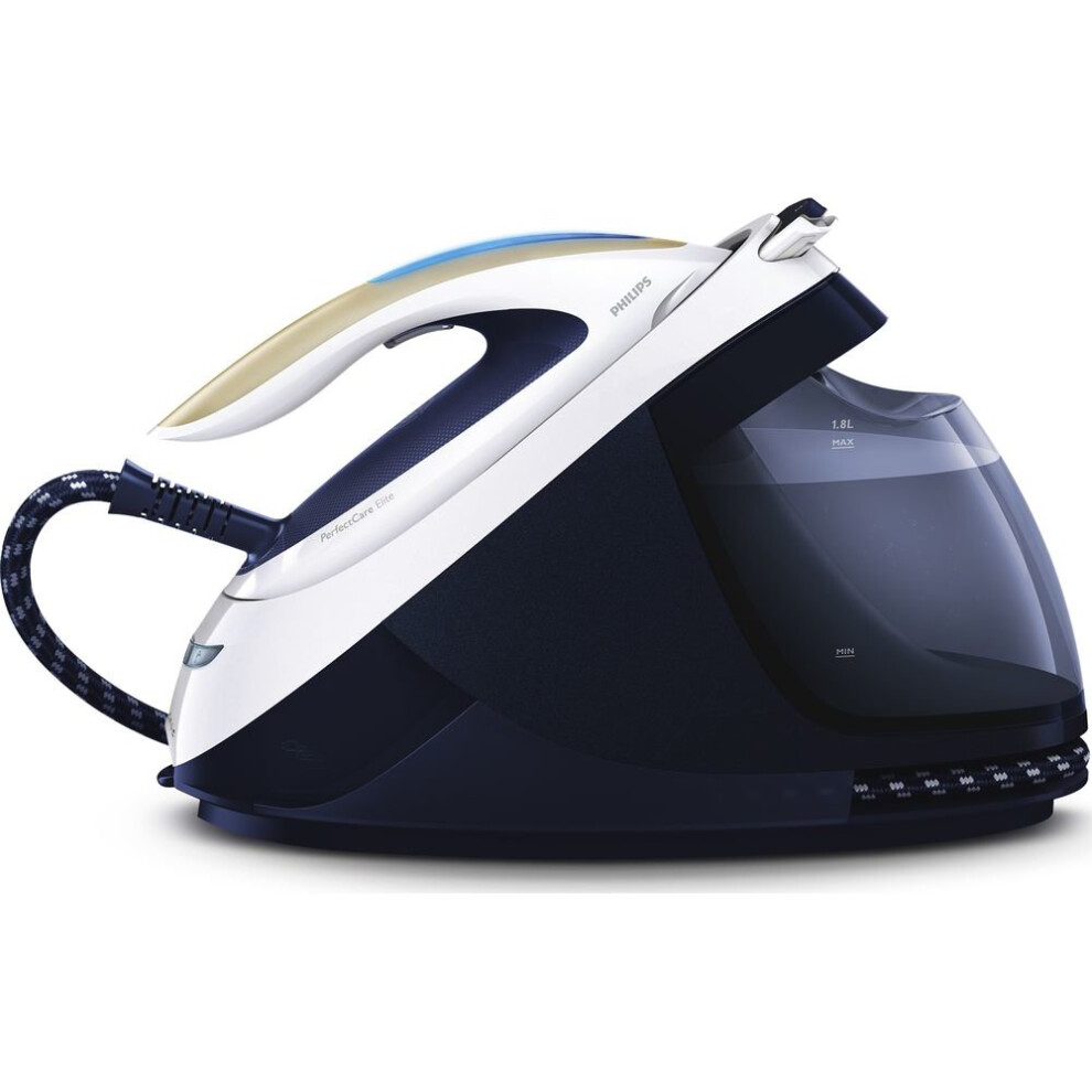 PHILIPS PerfectCare Elite GC9630/20 Steam Generator Iron - Navy & White, Navy