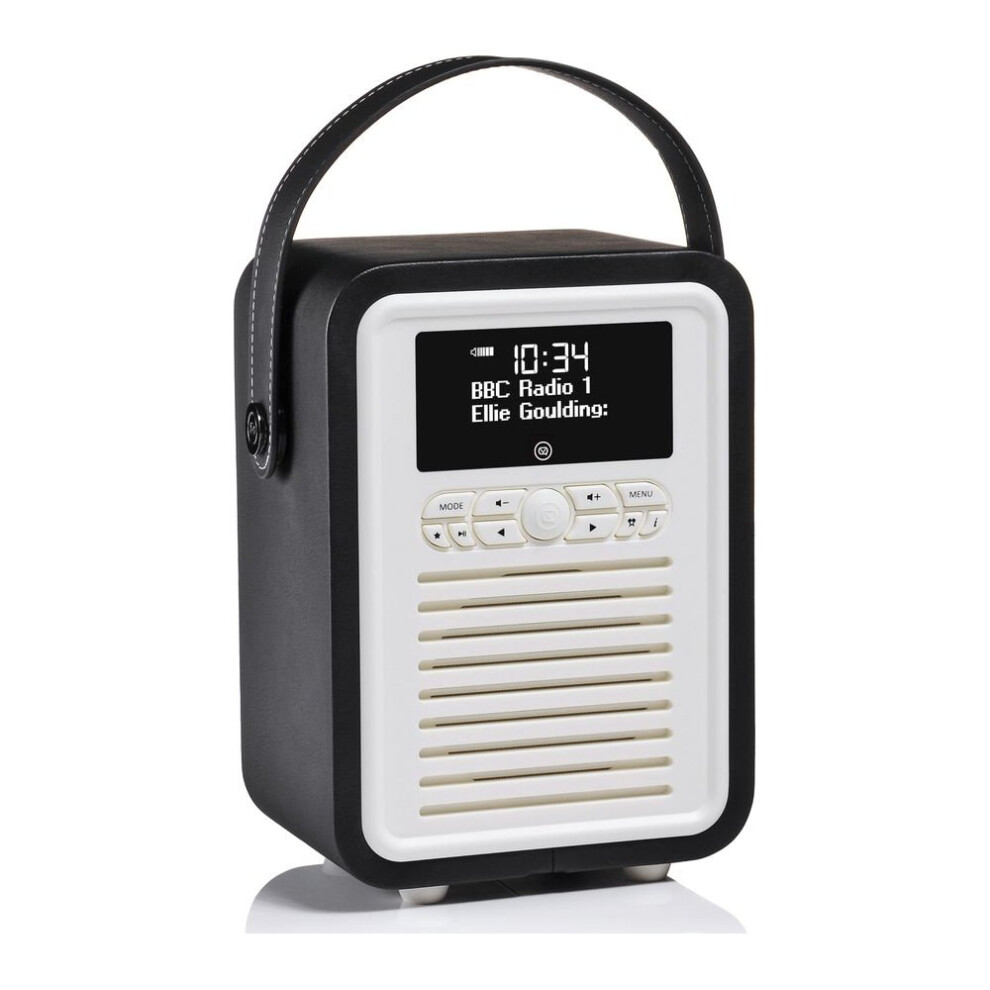 Viewquest Retro Mini Vq-Mini-Bk Portable Bluetooth Dab Radio - Black 5060169713161