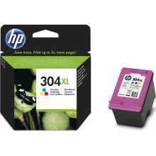 Cartuccia d'inchiostro HP HP 304XL Cartuccia d'Inchiostro Tre Colori alta capacità Autentica (N9K07AE)