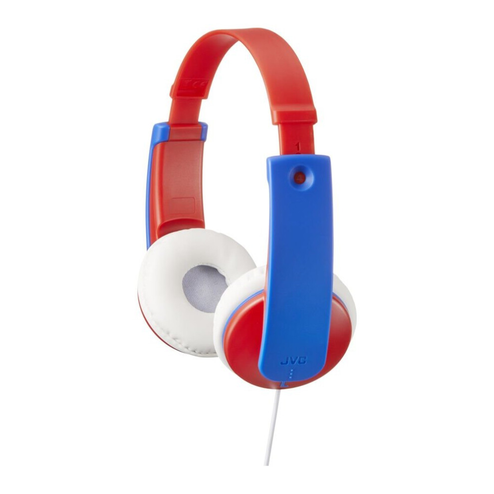 JVC Tinyphones Kids Headphones - Blue & Red, Blue