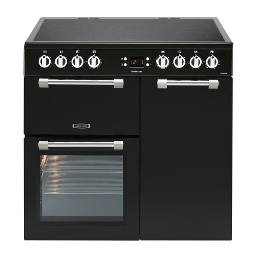 Leisure LEISURE Cookmaster CK90C230K Electric Ceramic Range Cooker - Black, Black