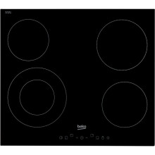 BEKO HIC64402T Ceramic Hob - Black, Black