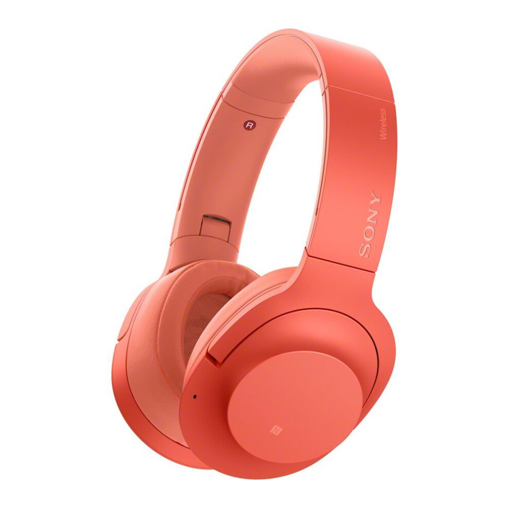 SONY WH-H900N Wireless Bluetooth Noise-Cancelling Headphones - Red, Red