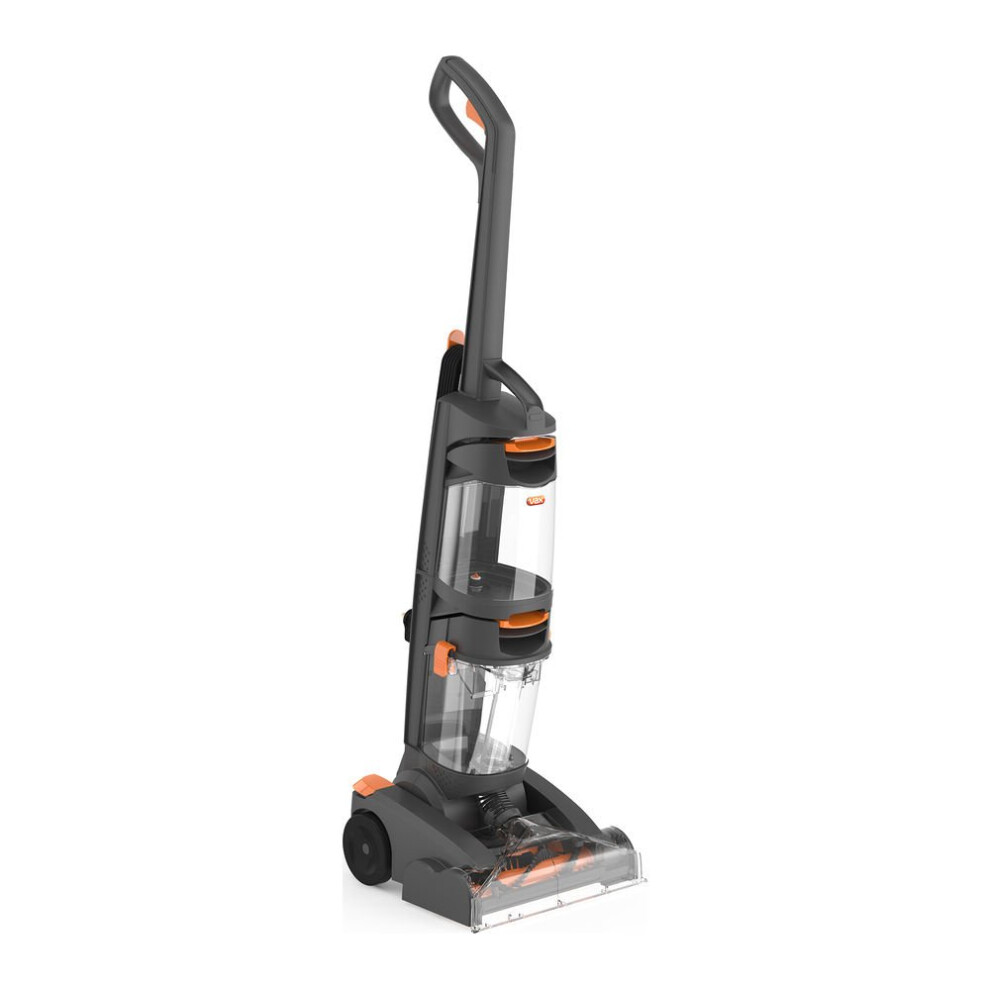 VAX W86-DP-B Dual Power Upright Carpet Cleaner - Grey & Orange, Grey