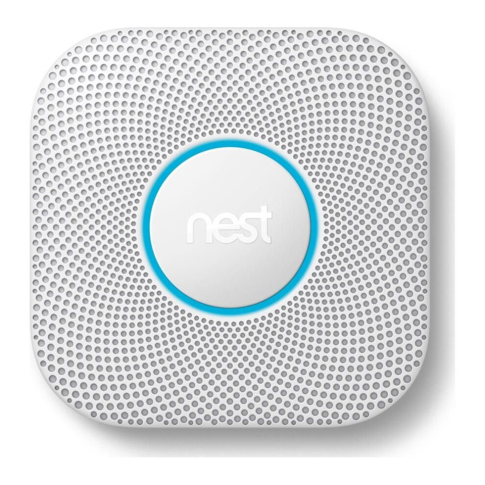 NEST Protect 2nd Generation Smoke and Carbon Monoxide Alarm - Hard Wired, Green