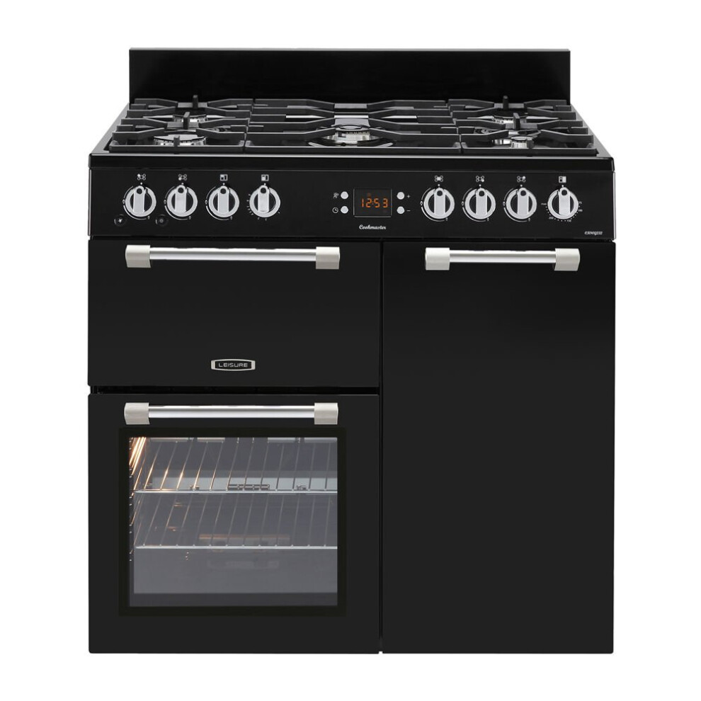 LEISURE Cookmaster 90 Gas Range Cooker - Black, Black