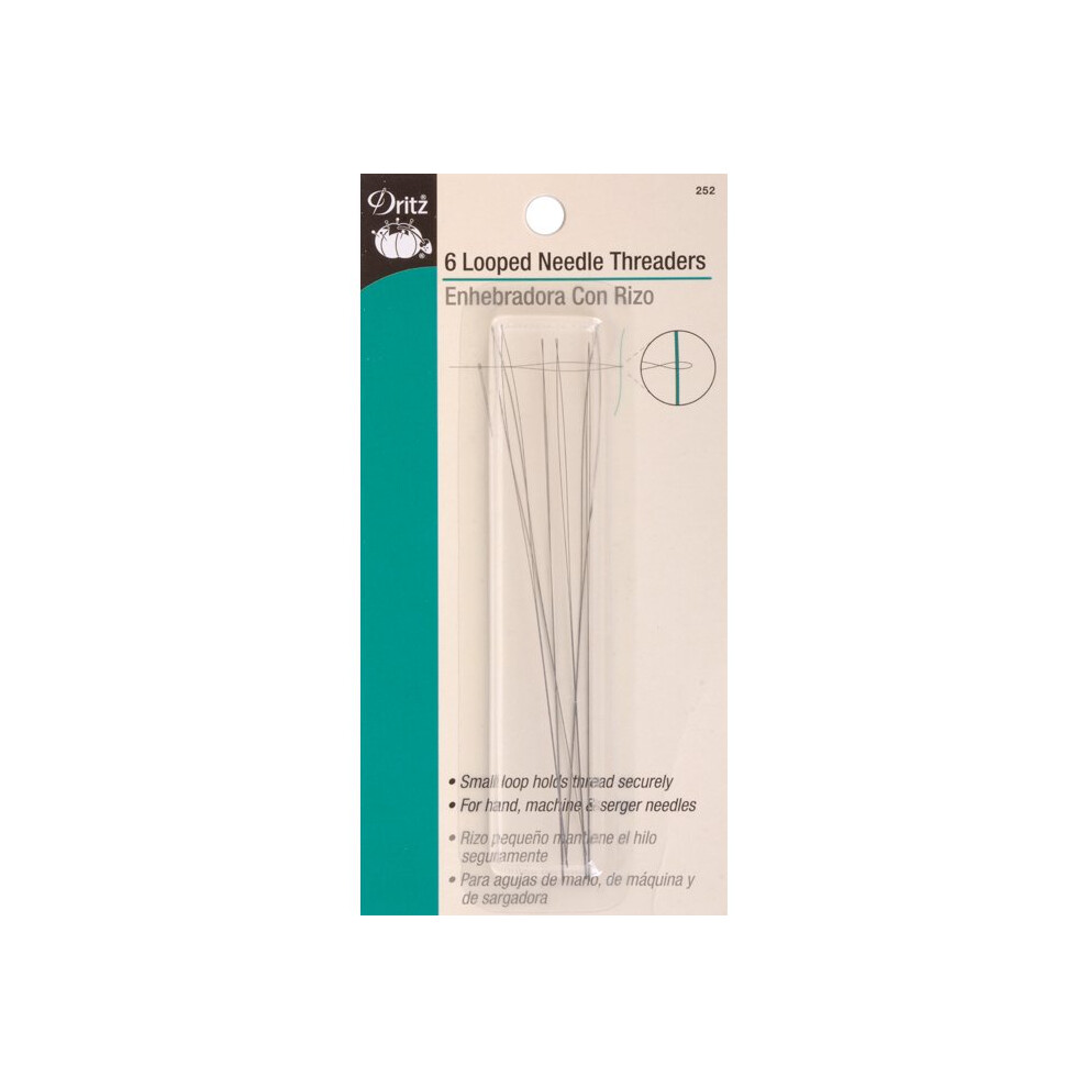 Looped Needle Threaders-6/Pkg