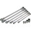 Neilsen 6pc Flexi-Head Extra Long Double Ended Ratchet Ring Spanner Set Metric 1