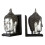 Premier Housewares Set Of 2 Buddha Head Bookends, Silver 1