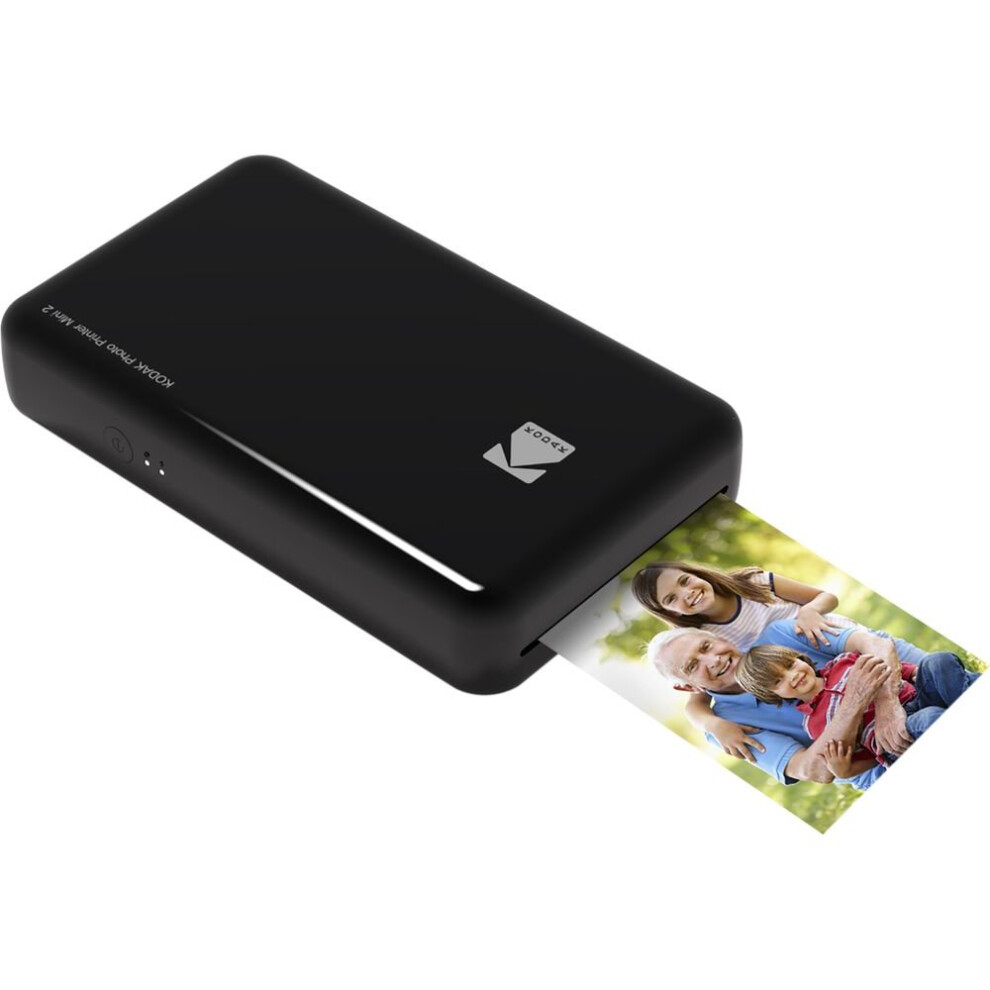 KODAK Mini 2 Instant Photo Printer - Black, Black