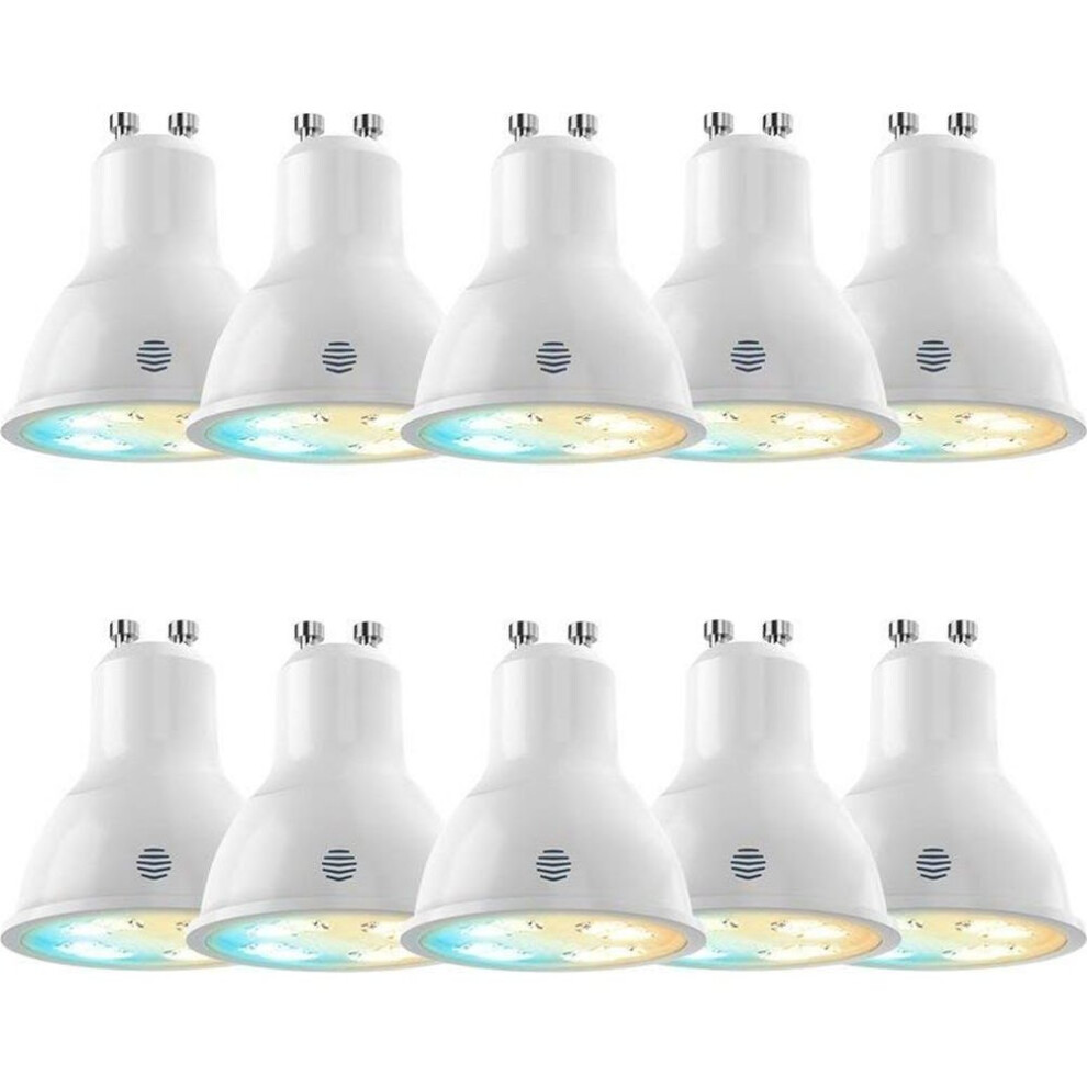 HIVE Active Light Cool to Warm White Bulb - GU10, Pack of 10, White