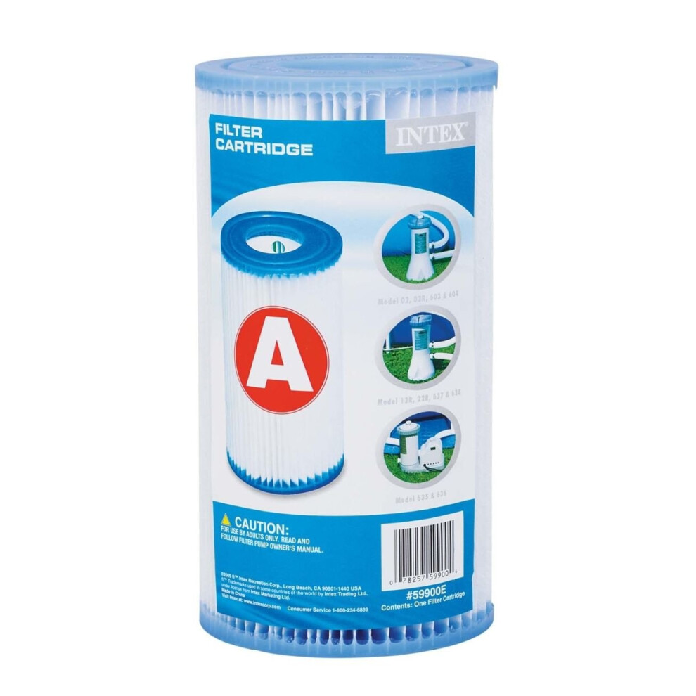 (1 x Filter Cartridge) Intex Type A Replacement Filter Pump Cartridge (1/2/3/6)