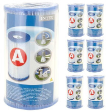 (6 x Filter Cartridges) Intex Type A Replacement Filter Pump Cartridge (1/2/3/6)