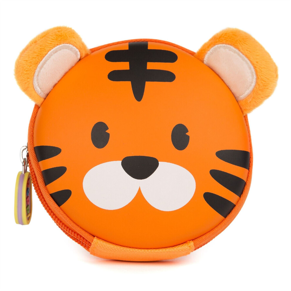 boppi Tiny Trekker Kids Coin Purse Travel Wallet - Tiger