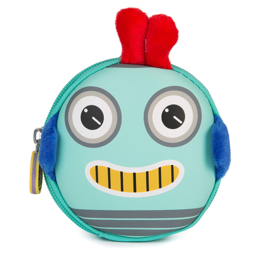 boppi Tiny Trekker Kids Coin Purse Travel Wallet - Robot