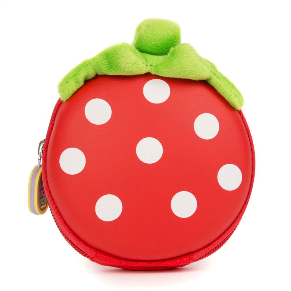 boppi Tiny Trekker Kids Coin Purse Travel Wallet - Strawberry