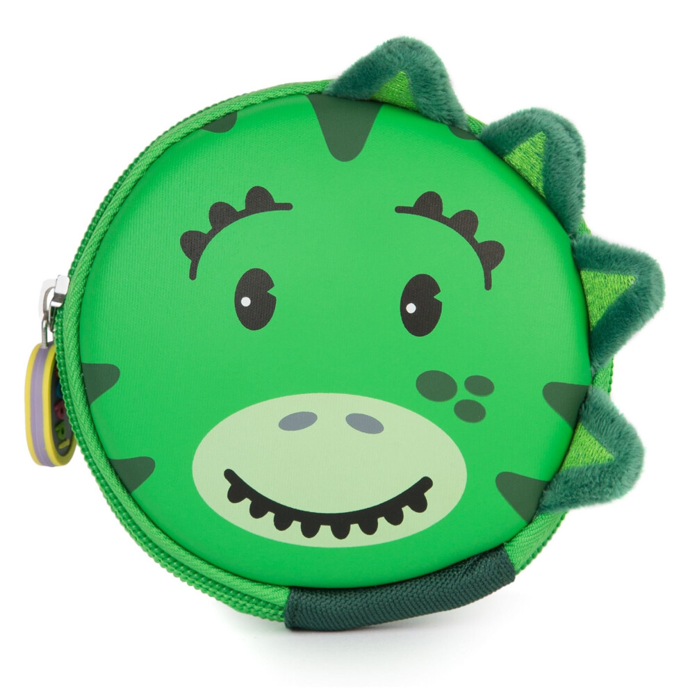 boppi Tiny Trekker Kids Coin Purse Travel Wallet - Dinosaur