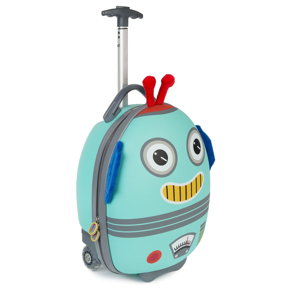 Boppi Tiny Trekker Wheeled Kids Luggage | Suitcase |  Bag – Robot