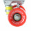 Land Surfer Cruiser Skateboard 22" BLUE BOARD SOLID RED WHEELS 5