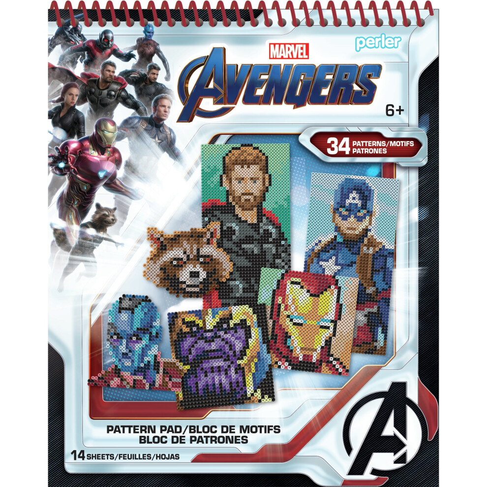 Perler Avengers Fused Bead Pattern Pad-