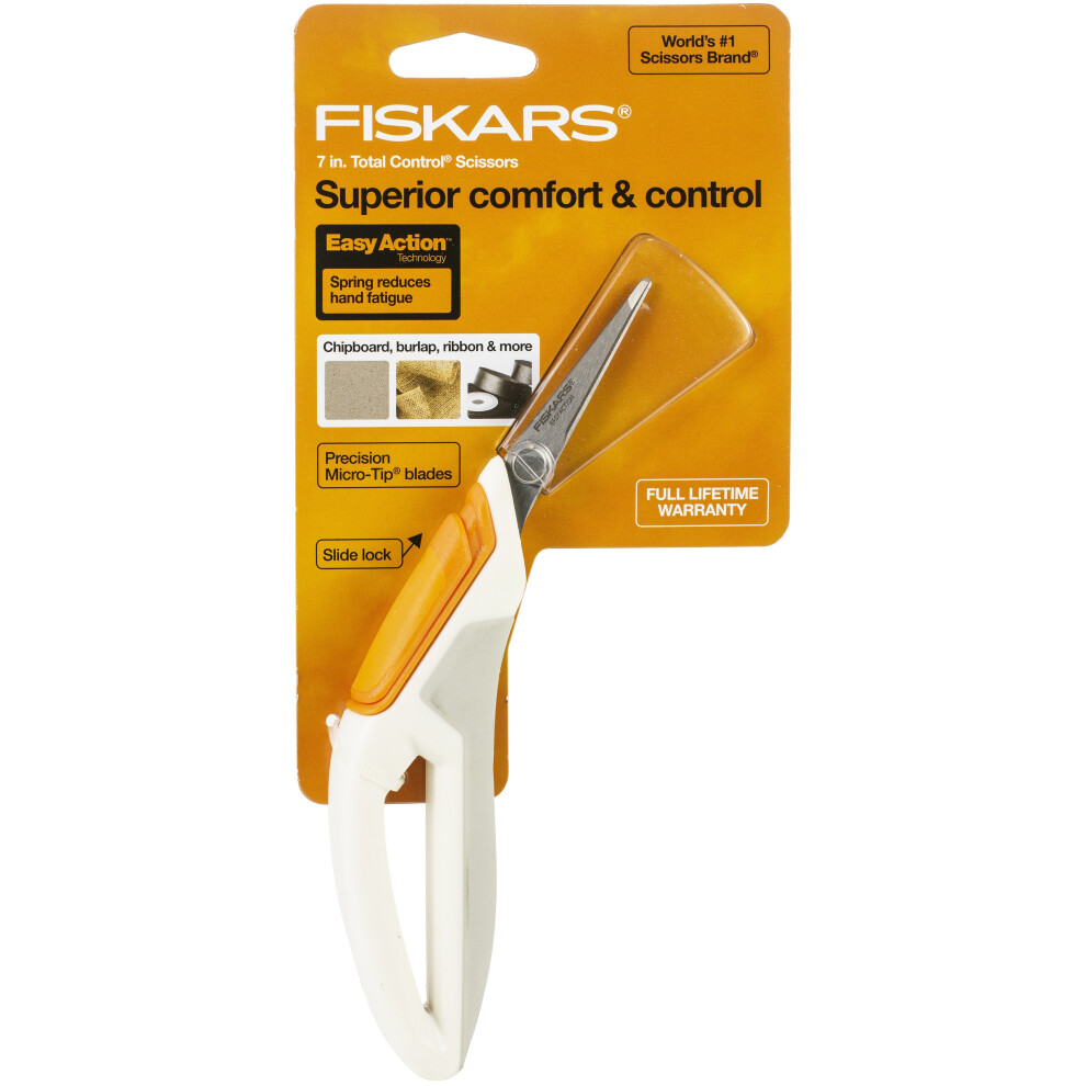 Fiskars Built To Diy Total Control Precision Scissors 7"-