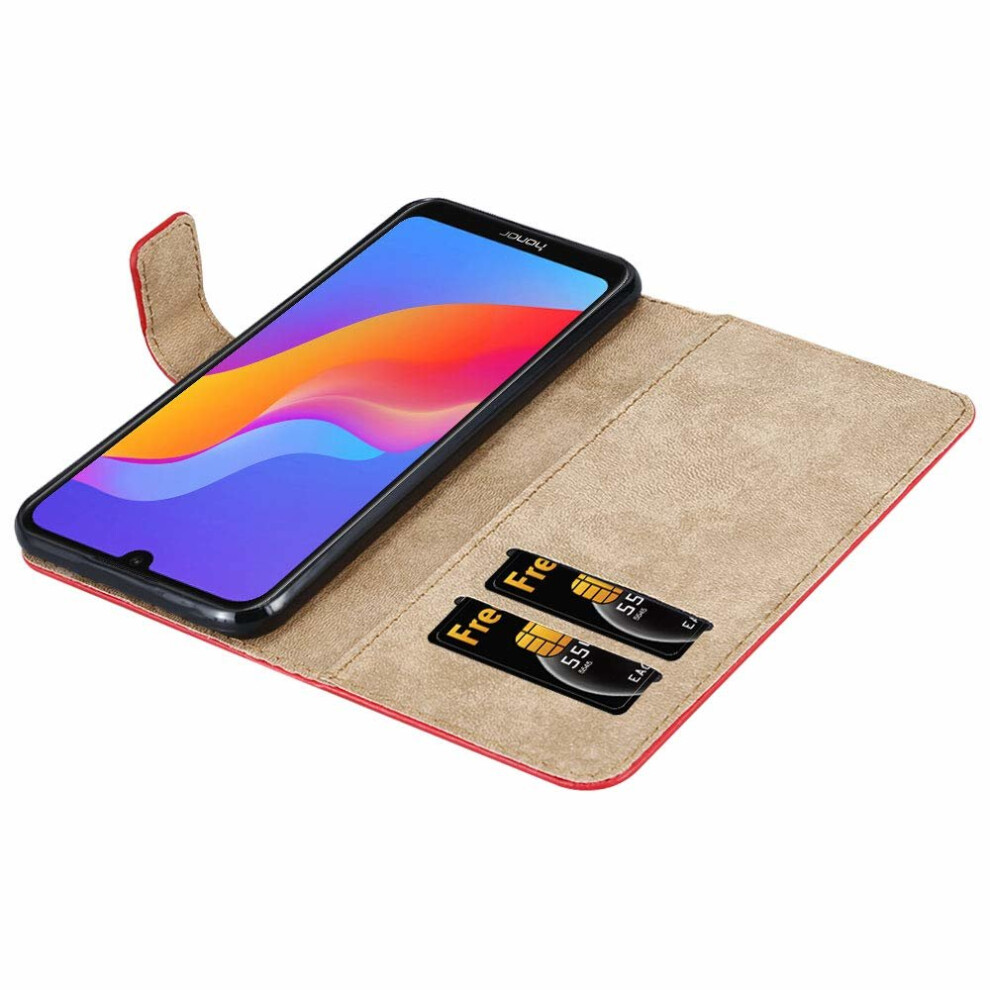 red--for-huawei-y6-2019-leather-wallet-protective-case