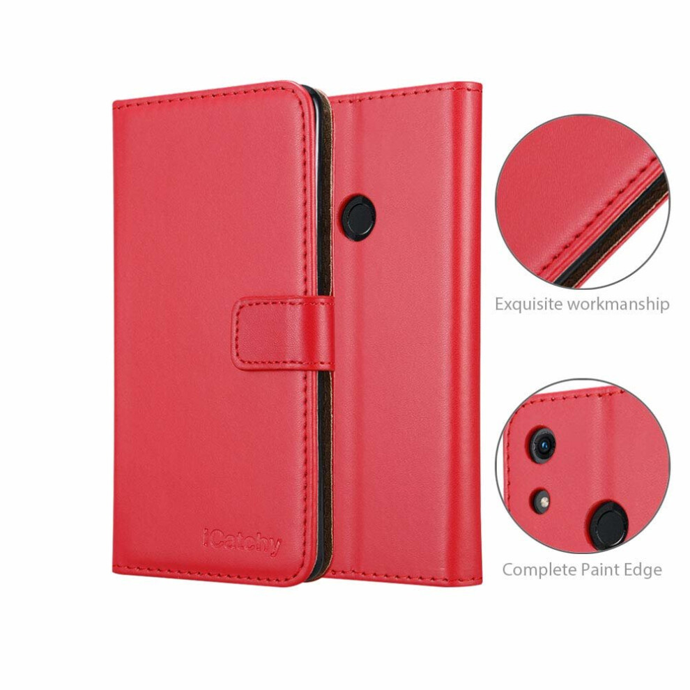 red--for-huawei-y6-2019-leather-wallet-protective-case