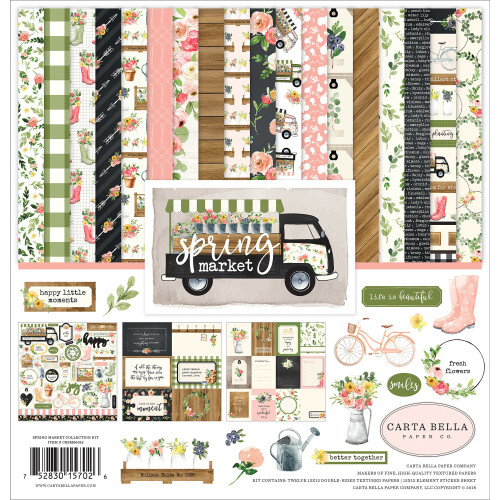 Carta Bella Collection Kit 12"X12"-Spring Market