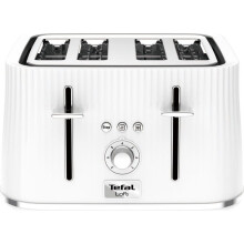TEFAL Loft TT60140 4-Slice Toaster - Pure White, White