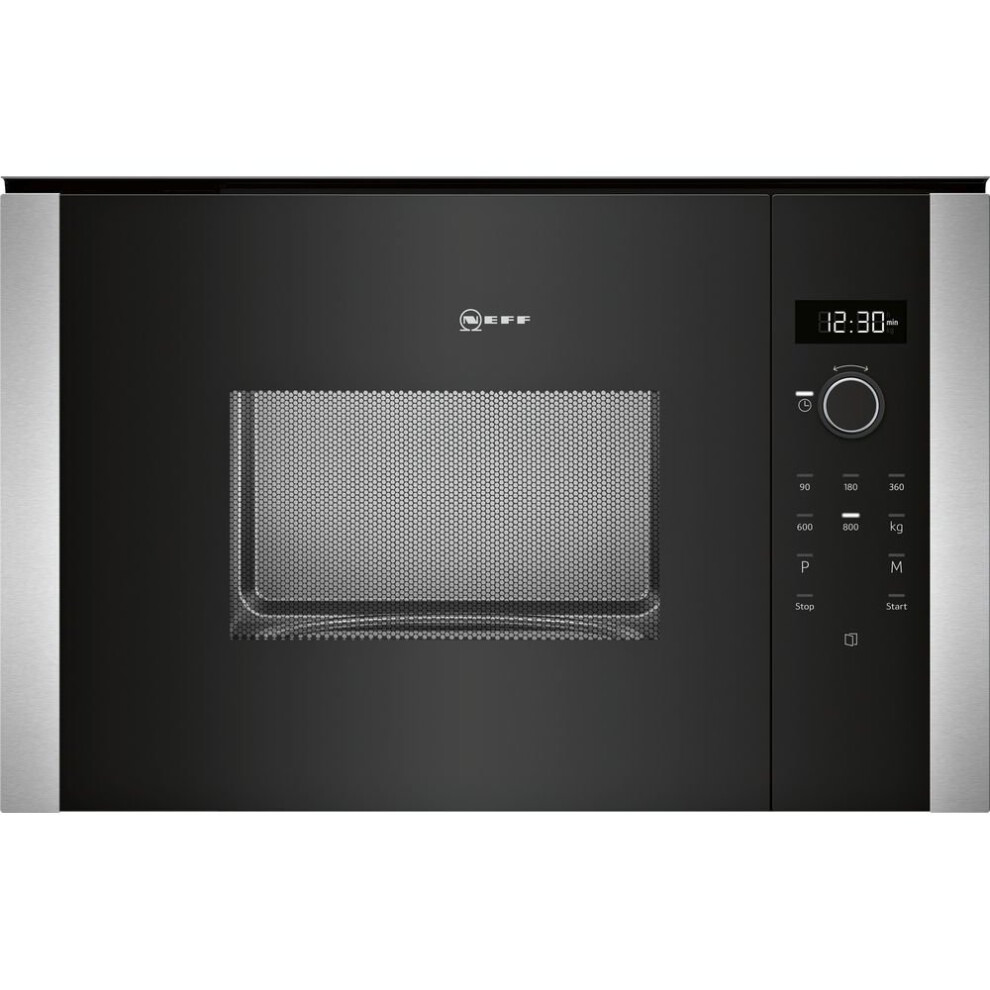 Neff N50 Hlawd23n0b Built-In Solo Microwave - Black, Black - Image 11
