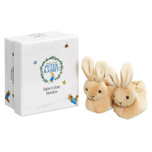Peter Rabbit Baby's First Booties with Rattle