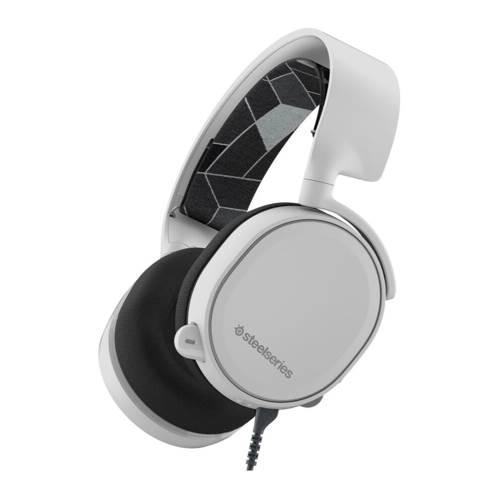 SteelserieS Arctis 3 7.1 Gaming Headset - White, White